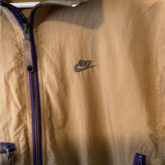 Nike Vintage  ACG Two-Tone Mustard and Purple Windbreaker Jacket - Picture 5 of 7